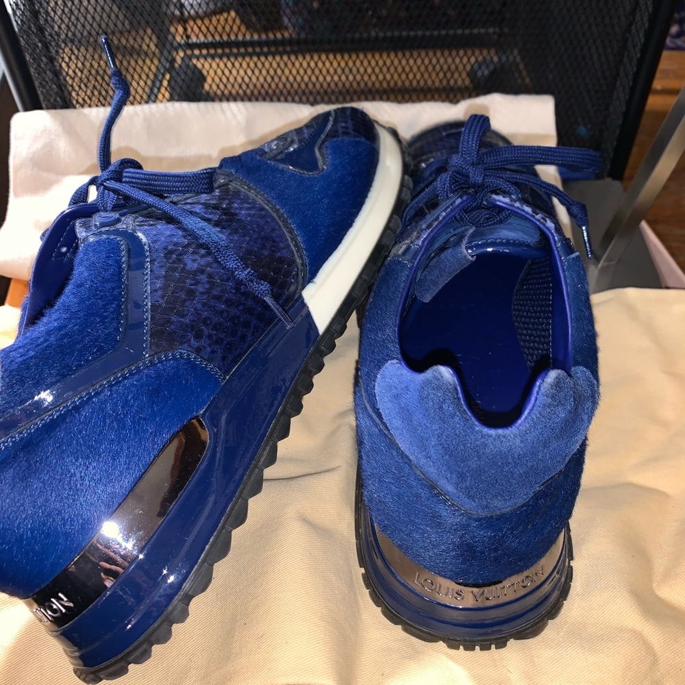 Authentic Louis Vuitton Pony & Python Sneakers - image 2